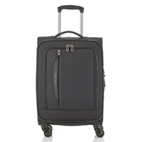 travelite CrossLITE Handgepäck Trolley S,  4 Rollen,  55 cm,  39 L,  Schwarz