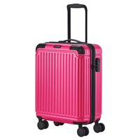travelite Cruise Damen Handgepäck Trolley S,  4 Rollen,  55 cm,  37 L,  Pink