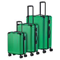 travelite Cruise Kofferset 55/67 4 Rollen,  0 cm,  Grün