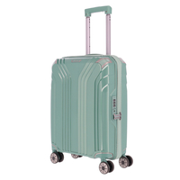 travelite Elvaa Handgepäck Trolley S,  4 Rollen,  55 cm,  41 L,  Grün