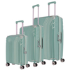 travelite Elvaa Kofferset 4 Rollen L/M/S,  Grün