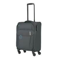 travelite Go Handgepäck Trolley S,  4 Rollen,  55 cm,  33 L,  Grau