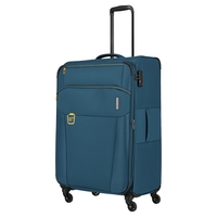 travelite Go Trolley L,  4 Rollen,  77 cm,  89 L,  Petrol