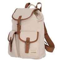 travelite Hempline Klappen-Rucksack 38 cm,  Beige