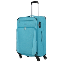 travelite Jakku Trolley L,  4 Rollen,  79 cm,  90 L,  Türkis