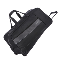 travelite Kite Trolley Reisetasche M,  2 Rollen,  33 cm,  68 L,  Schwarz
