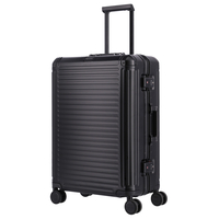 travelite Next Trolley M,  4 Rollen,  67 cm,  69 L,  Schwarz