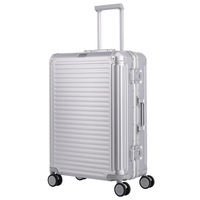 travelite Next Trolley M,  4 Rollen,  67 cm,  69 L,  Silber