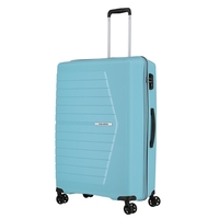 travelite Nubis Trolley L,  4 Rollen,  76 cm,  92 L,  Hellblau