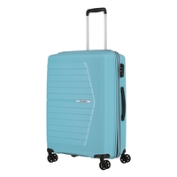 travelite Nubis Trolley M,  4 Rollen,  67 cm,  70 L,  Hellblau