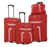 travelite Orlando Koffer Set 4-teilig,  Rot