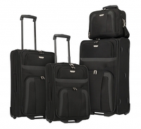 travelite Orlando Koffer Set 4-teilig,  Schwarz