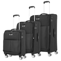 travelite Proof Trolley Set 55/68 4 Rollen,  0 cm,  Schwarz