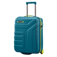travelite Vector Handgepäck Trolley S,  2 Rollen,  55 cm,  44 L,  Petrol/limone