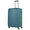 travelite Vector Trolley L,  4 Rollen,  77 cm,  103 L,  Petrol/limone