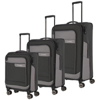 travelite Viia Trolley Set 55/67 4 Rollen,  0 cm,  Grau