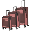 travelite Viia Trolley Set 55/67 4 Rollen,  0 cm,  Rot