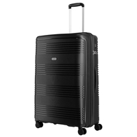 travelite Zenit Trolley L,  4 Rollen,  77 cm,  Schwarz