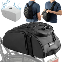 Valkental TrunkBag Fahrradtasche 35 cm,  Schwarz