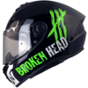 Broken Head (A-Minus-Ware) Adrenalin Therapy 4X Schwarz-Neon-Grün Glanz Lim...