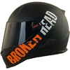 Broken Head (A-Minus-Ware) BeProud Orange Set Motorradhelm incl. schwarzem Vi...