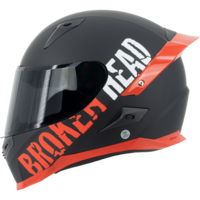 Broken Head (A-Minus-Ware) BeProud Pro Rot Sport-Integralhelm Limited Color...