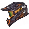 Broken Head Crosshelm Squadron Rebelution Orange + MX-2 Brille Orange verspie...