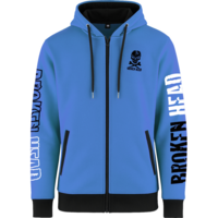 Broken Head Hoodie Color Edition Blau