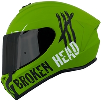 Broken Head Integralhelm Adrenalin Therapy 4X Military + Schwarzes Visier
