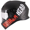 Broken Head Racing-Helm BeProud Light Carbon Rot - Limited Edition (Größe L)