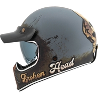Broken Head Retro Helm Rusty Rebel