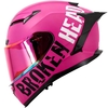 Broken Head Street Division Pink Matt Mit Pink Verspiegeltem Visier