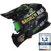 Broken Head Supermoto- & Motocross-Helm Resolution Grün + MX-2 Schwarz verspi...