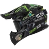 Broken Head Supermoto- & Motocross-Helm Resolution Grün + MX-Brille Regulator...
