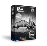 BLACK & WHITE projects 4 elements