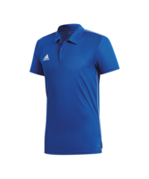 adidas Core 18 ClimaLite Poloshirt Blau Weiss