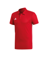 adidas Core 18 ClimaLite Poloshirt Rot Weiss