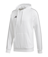 adidas Core 18 Hoody Kapuzensweatshirt Weiss