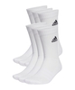 adidas Cush Crew 6er Pack Socken Weiss Schwarz