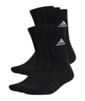 adidas Cushioned Crew 6er Pack Socken Schwarz