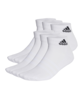 adidas Cushioned Sportswear Ankle Socks 6 Pairs White