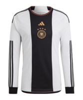 adidas DFB Deutschland Trikot langarm Home WM 2022 Weiss