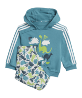 adidas Dino Camo AOP Trainingsanzug Kids Türkis Jogger Set Turquoise