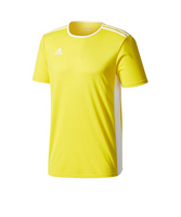 adidas Entrada 18 Trikot kurzarm Gelb Weiss