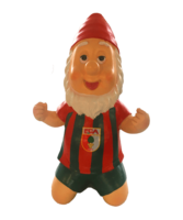 FC Augsburg Gartenzwerg Jubel Grün