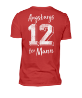 FC Augsburg T-Shirt 12Ter Mann Rot 2