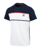 Fila Steve T-Shirt Tennis Weiss Blau F004
