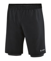JAKO 2-in-1 Trainingsshort Schwarz F08
