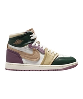 Jordan Air 1 MM High Damen Beige Lila Grün F300