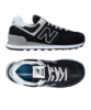 New Balance 574 Damen Schwarz Weiss FEVB
